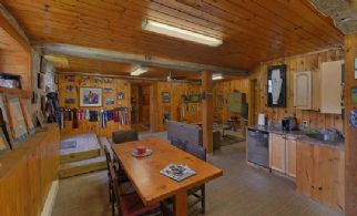 Barn Lounge with Bathroom and Kitchenette - Country homes for sale and luxury real estate including horse farms and property in the Caledon and King City areas near Toronto